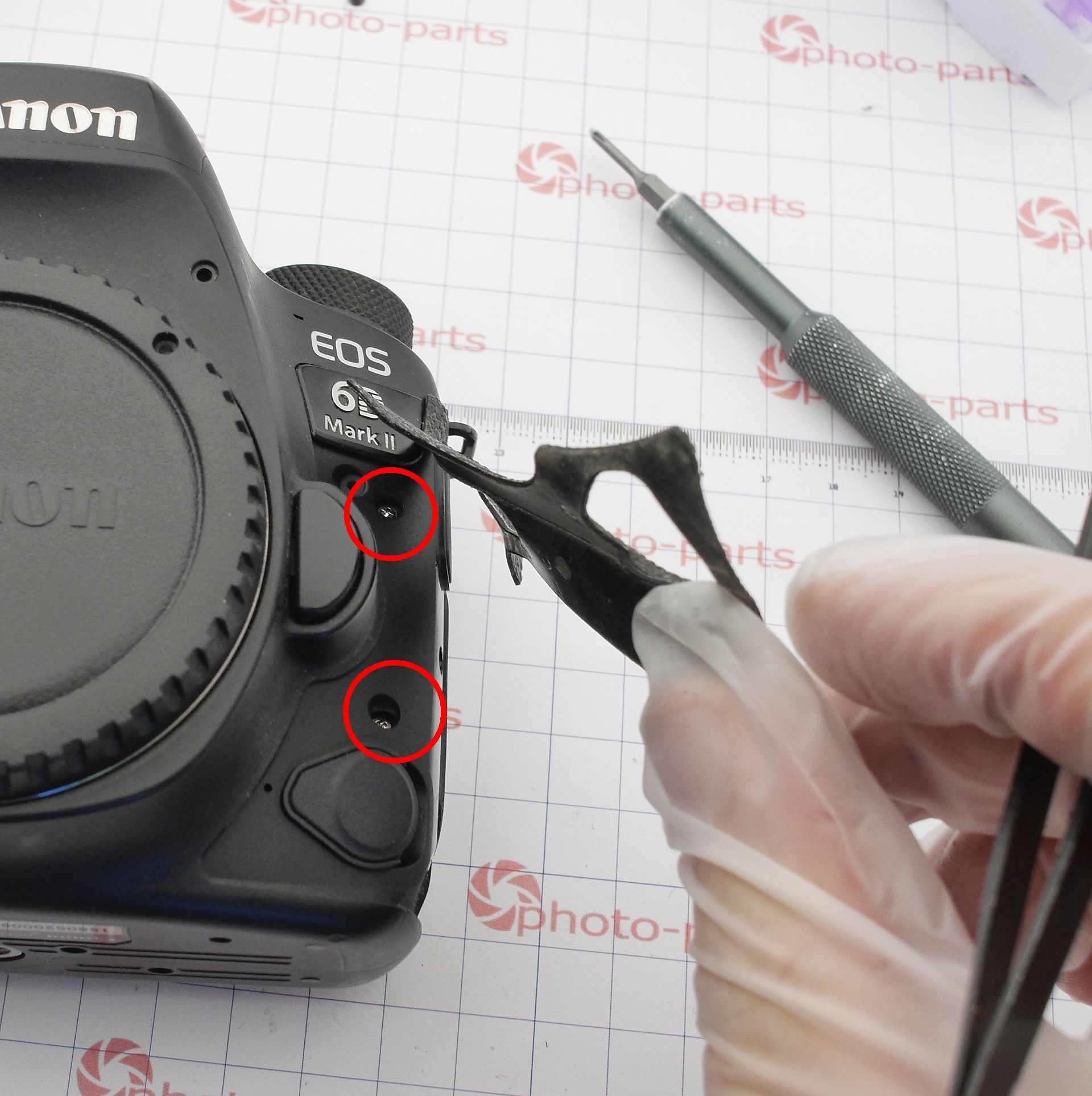 Canon 6D mark II - разборка с мистическим ремонтом после попадания воды